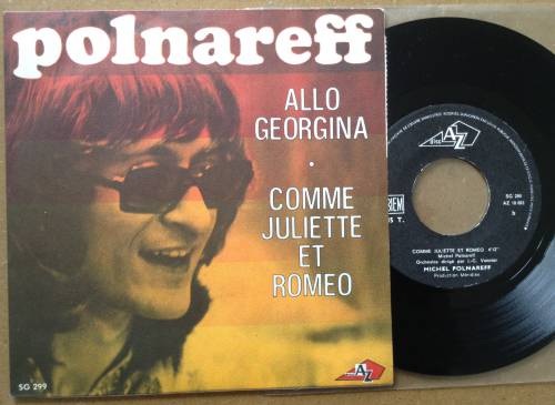 Michel Polnareff : Allo Georgina, 7" PS, France, 1971 - £ 7.74