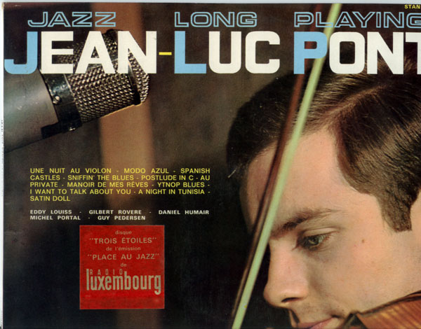 Jean Ponty - Luc - Jazz Long Playing - Philips B 77.810 L France LP