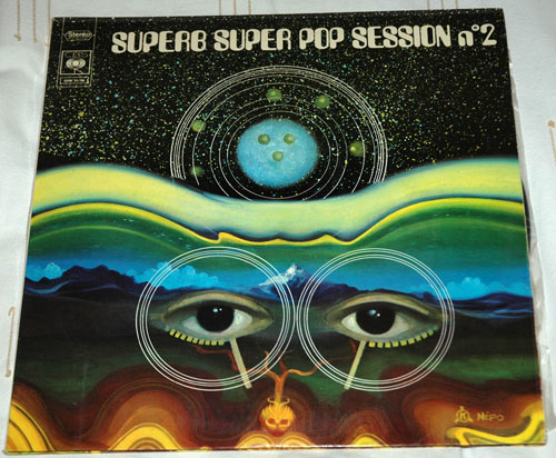 V/A incl. Chicago, Santana, Spirit, Leonard Cohen, The Byrds, Janis Joplin, Taj Mahal, Johnny Winter, etc: Superb Super Pop Session No. 2, LPx2, France, 1970 - $ 27.25