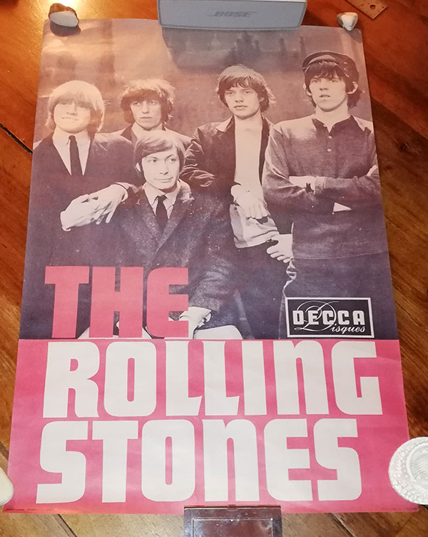 The Rolling Stones: 1964 French promotional Decca poster - Imprimerie Wissous, France 1964, poster