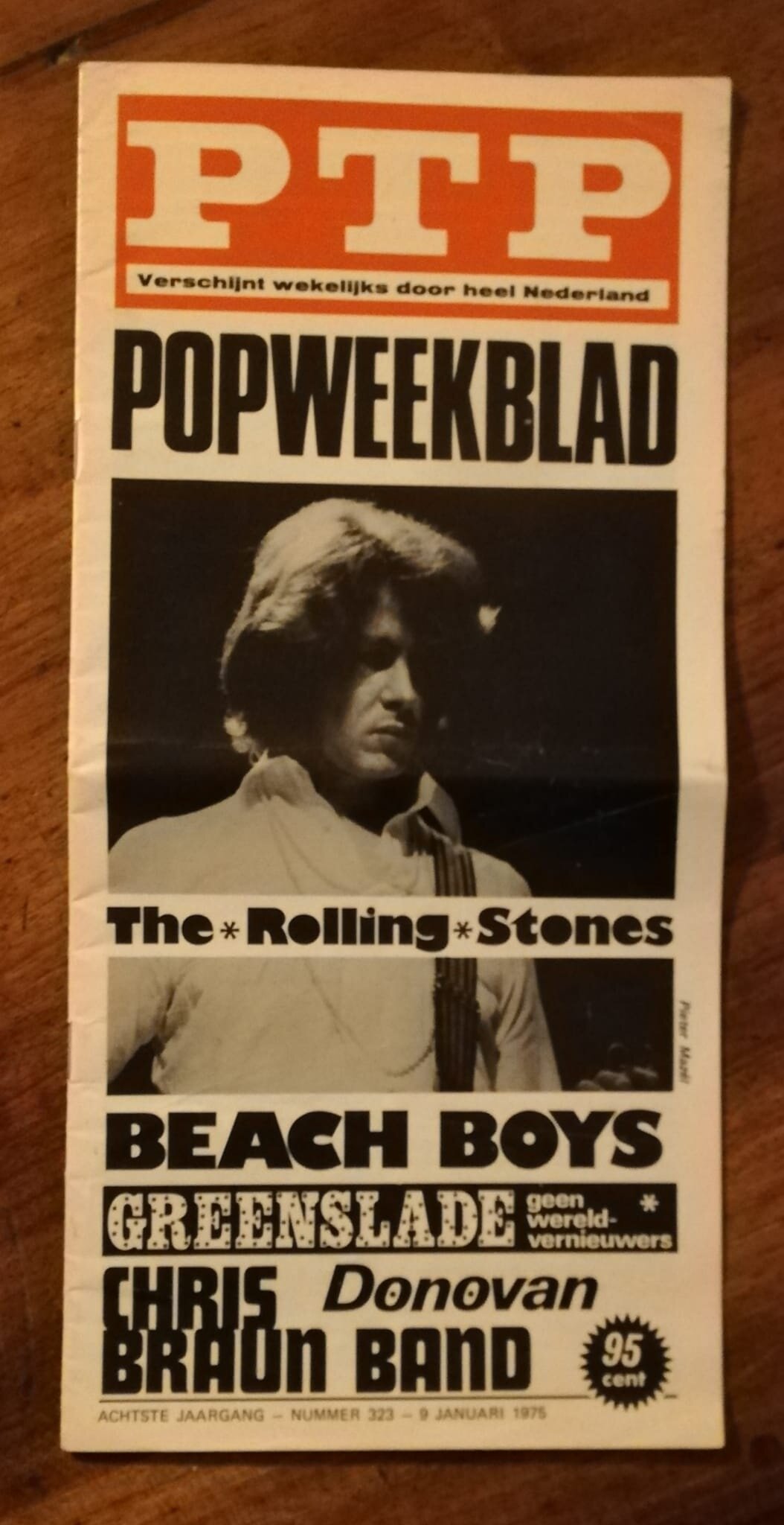 The Rolling Stones: PTP magazine, Holland 1975, mag