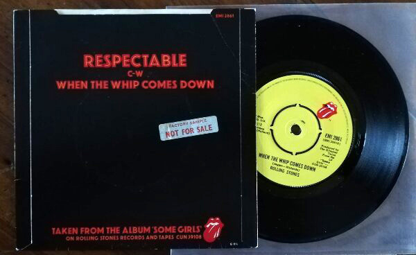 The Rolling Stones: Respectable - EMI EMI 2861, UK 1978, 7" PS