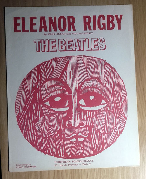 The Beatles : Eleanor Rigby, sheet music, France, 1966 - 35 €