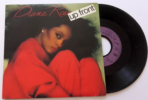 Diana Ross : Up Front, 7" PS, France, 1983 - $ 10.8