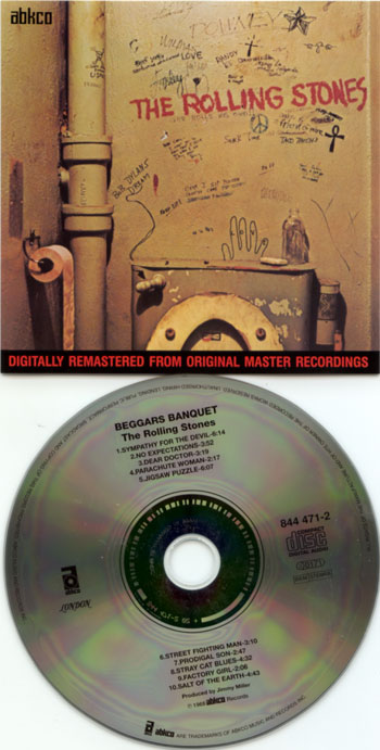 The Rolling Stones: Beggars Banquet, CD, Europe, 1988 - 18 €
