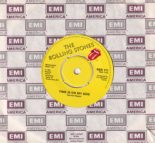 The Rolling Stones: Time Is On My Side (live) - EMI RSR 111, UK 1982, 7"