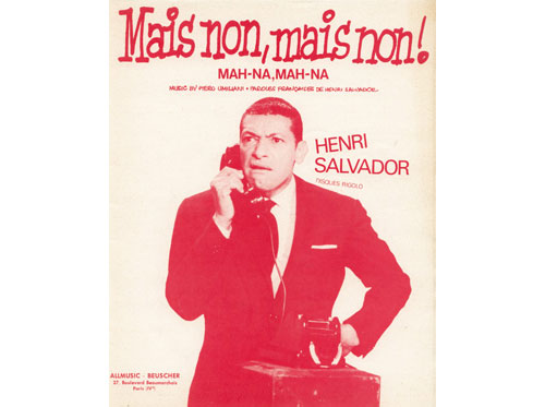 Henri Salvador : Mais non, mais non!, sheet music, France, 1959 - $ 10.8