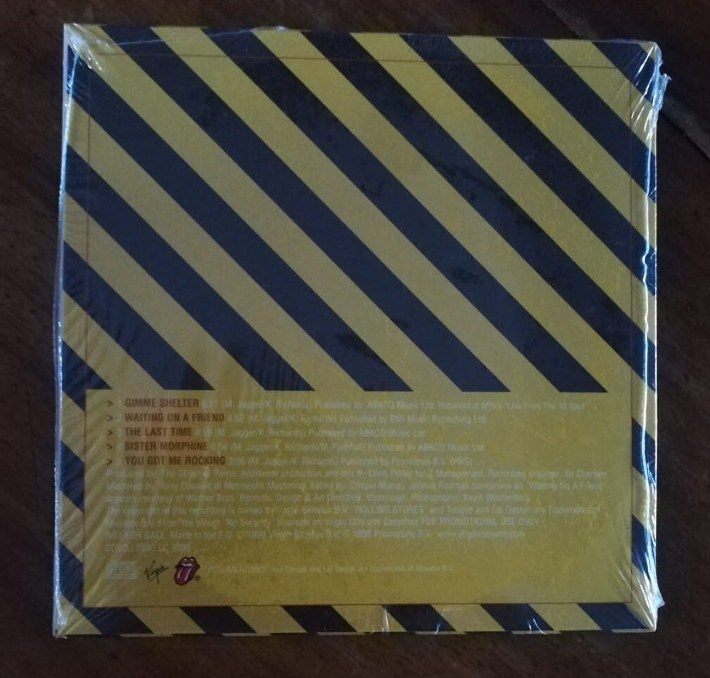 The Rolling Stones: No Security - Virgin CDVDJ 2880, UK 1998, CDS