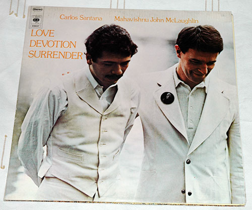 Santana + John McLaughlin - Love Devotion Surrender - CBS 69037 Holland LP