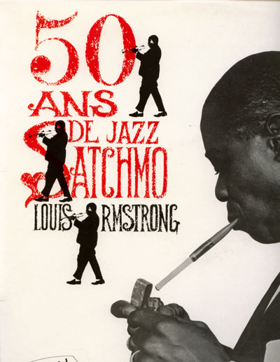 Louis Armstrong - Satchmo - 50 Ans de Jazz  - Brunswick 001 France LP
