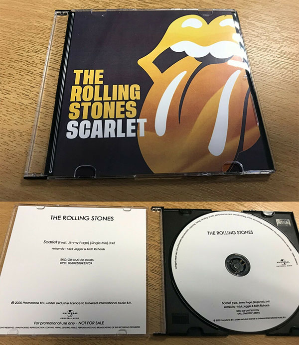 The Rolling Stones - Scarlet - Universal  Holland CDS