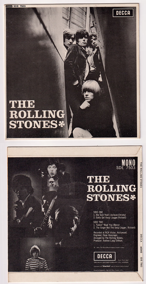 The Rolling Stones: The Rolling Stones - Decca SDE 7503, UK 1965, 7" EP