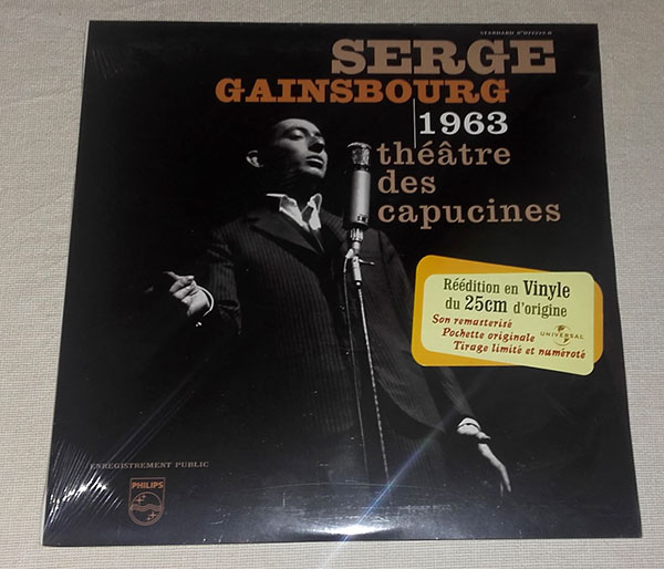 Serge Gainsbourg : Théâtre Des Capucines 1963, 10" PS, France, 2003 - $ 54