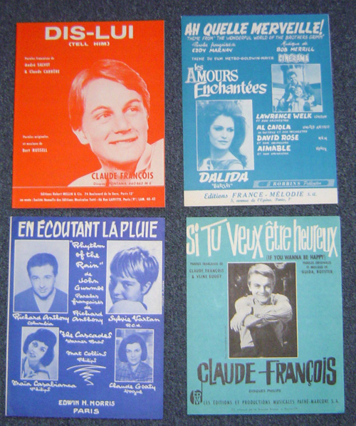 Sylvie Vartan : En Écoutant la Pluie, sheet music, France - $ 10.8