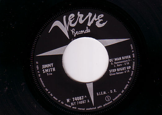 Jimmy Smith - Ol' Man River + 2 - Verve 74.087 France 7" EP