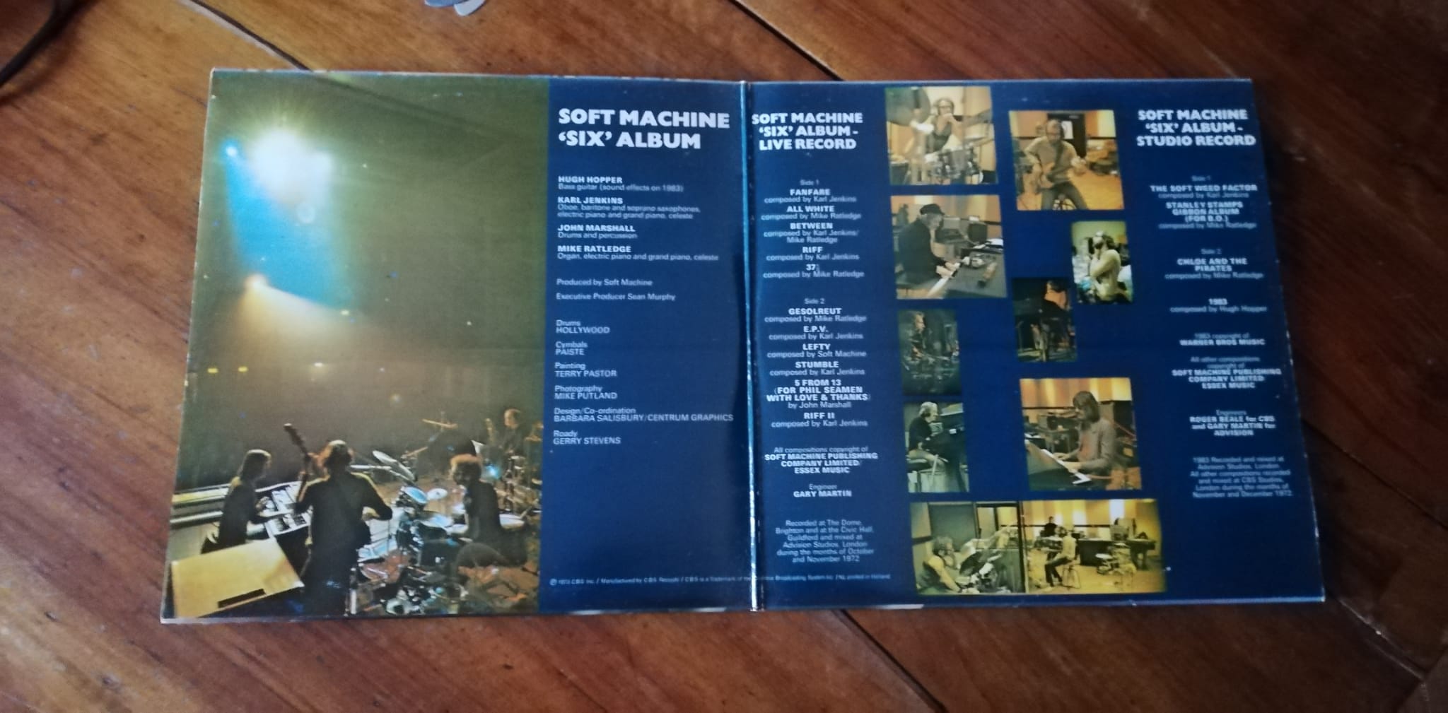 Soft Machine: Six - CBS 68214, Holland 1973, LPx2