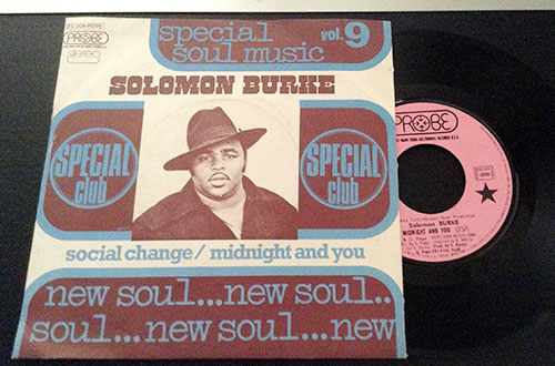 Solomon Burke - Social Change - Probe 2C 008 95595 France 7" PS