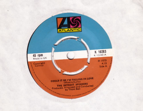 The Detroit Spinners : Could It be I'm Falling in Love, 7", UK, 1973 - $ 6.48