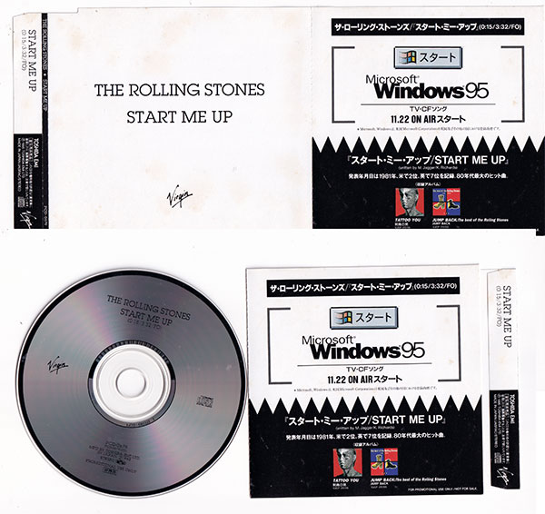 The Rolling Stones: Start Me Up - Virgin PCD-0679, Japan 1995, CDS
