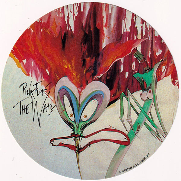 Pink Floyd: Promo sticker - The Wall - Pink Floyd Music Ltd, USA 1982, sticker