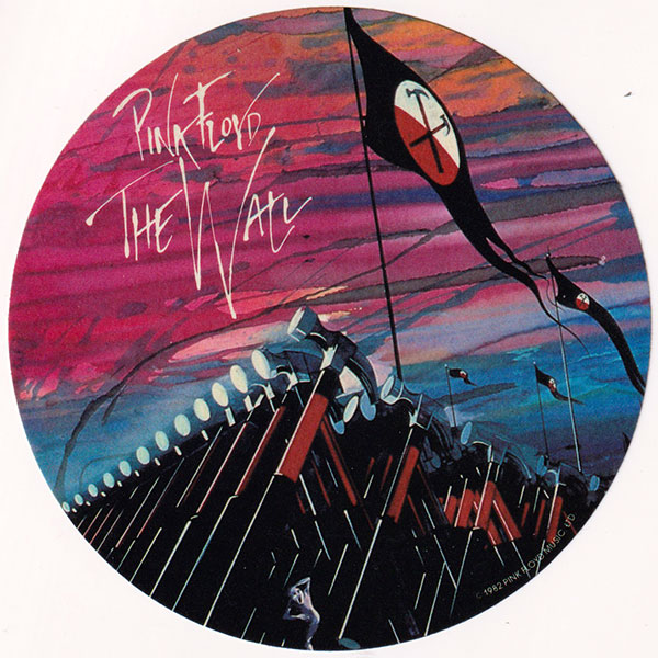 Pink Floyd: Promo sticker - The Wall - Pink Floyd Music Ltd, USA 1982, sticker