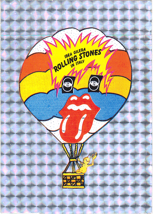 The Rolling Stones: Promo sticker - 1982 Italian tour - Gilera, Italy 1982, sticker