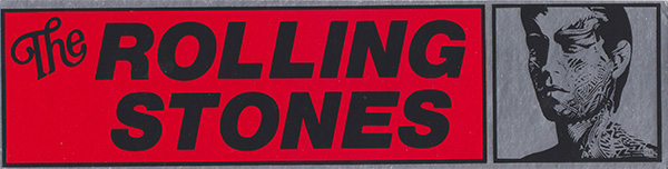 The Rolling Stones: Tattoo You, USA 1981, sticker