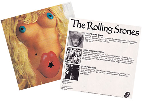 The Rolling Stones : Angie, flyer, Sweden, 1973 - 13 €