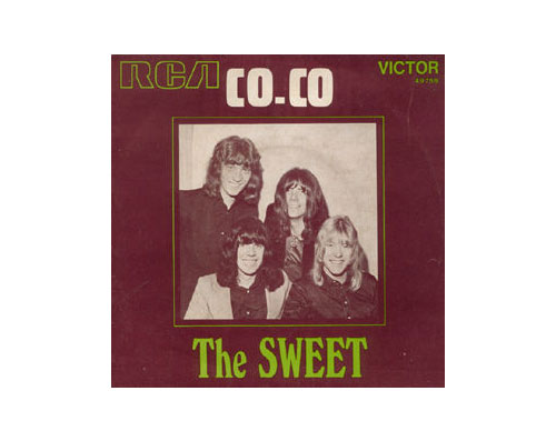 The Sweet : Coco, 7" PS, France, 1972 - $ 10.8