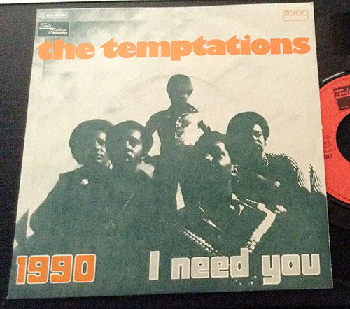 The Temptations : 1990, 7" PS, France, 1974 - $ 12.96