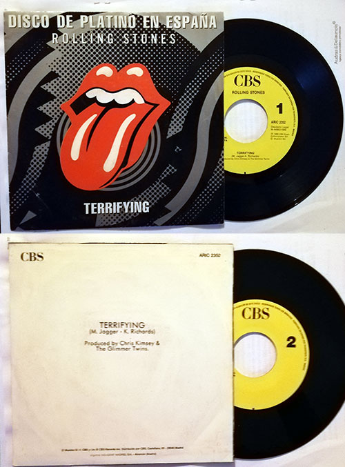 The Rolling Stones - Terrifying - CBS ARIC 2352 Spain 7" PS