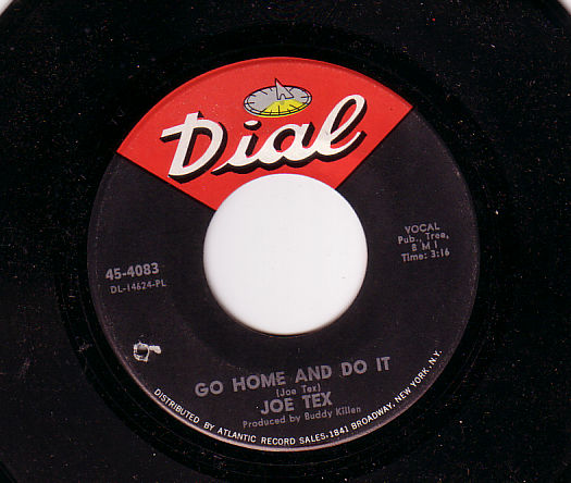 Joe Tex : Go Home and Do it, 7", USA, 1968 - $ 9.72