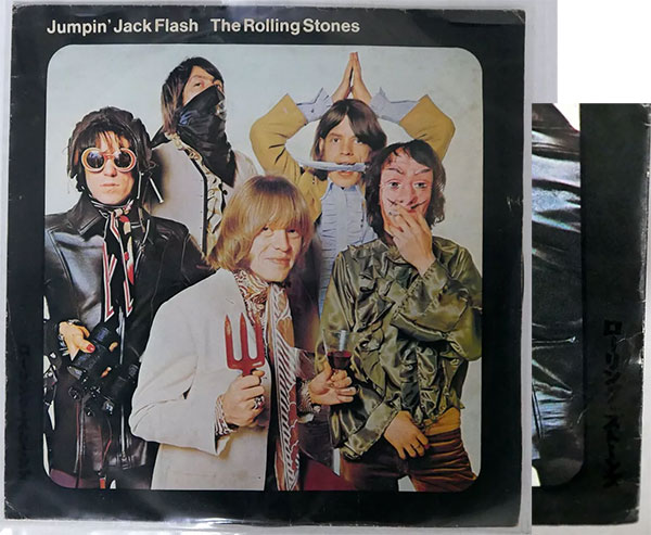 The Rolling Stones: Jumpin' Jack Flash - London TOP 1282, Japan 1968, 7" PS