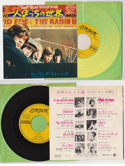 The Rolling Stones - Get Off Of My Cloud - London TOP 1514 Japan 7" PS