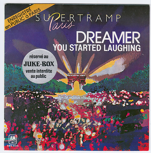 Supertramp : Dreamer, 7" PS, France, 1980 - $ 5.4