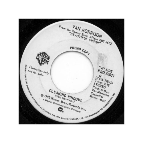 Van Morrison : Cleaning Windows, 7", Canada, 1982 - 9 €