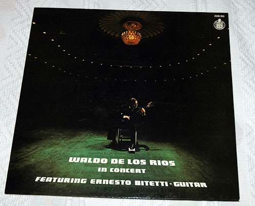 Waldo  De los Rios (feat. Ernesto Bitetti - Guitar) : In Concert , LP, France, 1973 - 12 €
