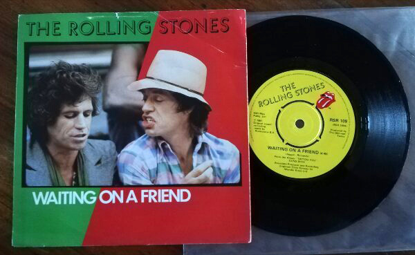 The Rolling Stones: Waiting On A Friend - EMI RSR 109, UK 1981, 7" PS