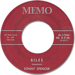 Sonny Spencer - aka John Berry from the Rainbows - co-wrote many early tracks with Don, as 'Gilee' in 1959