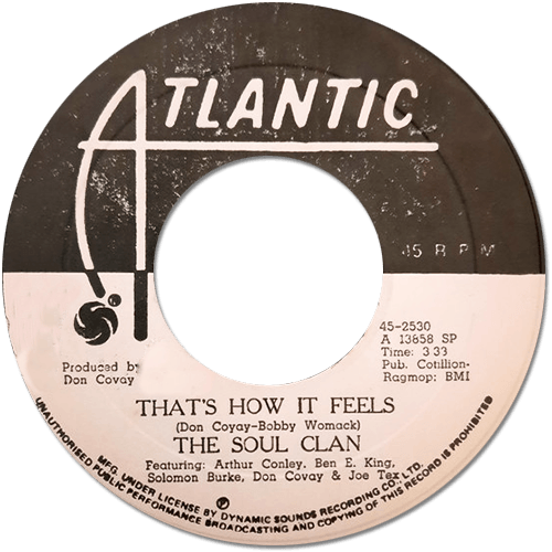 The Soul Clan (Arthur Conley, Ben E. King, Don Covay, Joe Tex, Solomon Burke) - Soul Meeting - Atlantic 45-2530 Jamaica 7"