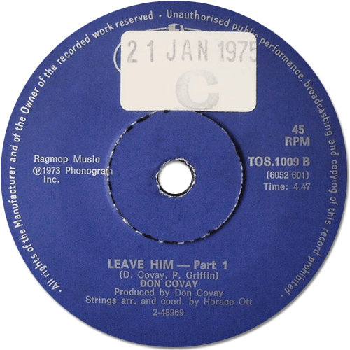 Don Covay - It's Better To Have (And Don't Need) - Mercury TOS.1009 South Africa 7" CS