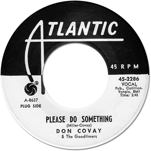 Don Covay and The Goodtimers : Please Do Something - 7" CS from USA, 1965