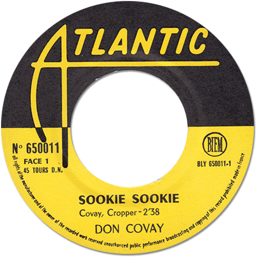 Don Covay : Sookie Sookie - 7" PS from France, 1966