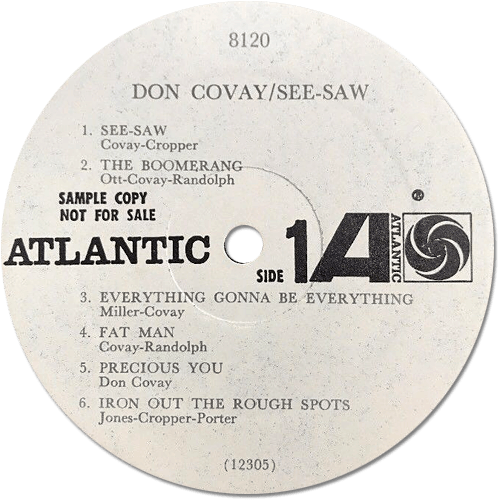 Don Covay : See-Saw - LP from USA, 1966