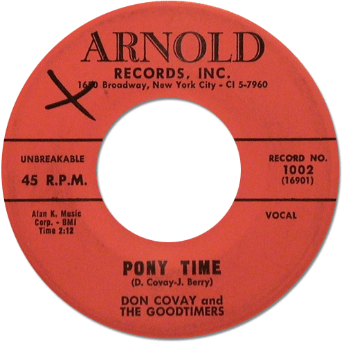 Don Covay and The Goodtimers : Pony Time - 7" CS from USA, 1961
