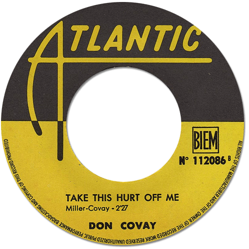 Don Covay : Please Don't Let Me Know - 7" CS from France, 1964