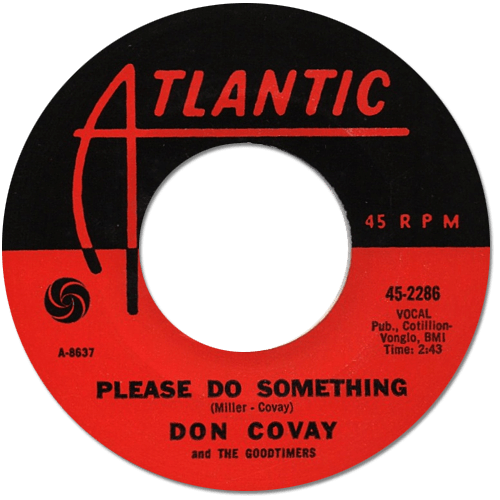 Don Covay and The Goodtimers : Please Do Something - 7" CS from USA, 1965