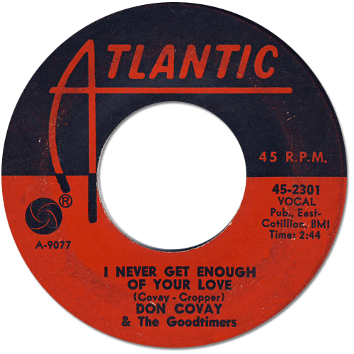Don Covay and The Goodtimers : See-Saw - 7" CS from USA, 1965