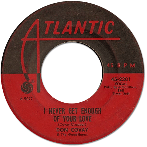 Don Covay and The Goodtimers : See-Saw - 7" CS from USA, 1965