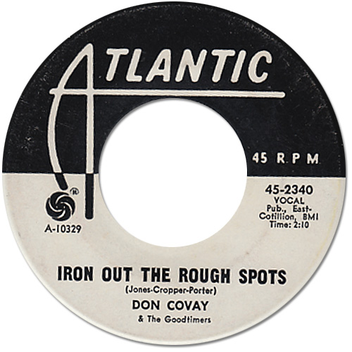 Don Covay and The Goodtimers : Iron Out The Rough Spots - 7" CS from USA, 1966